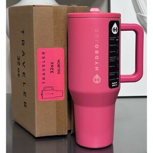 HydroJug 32oz Traveler, SALMON‎